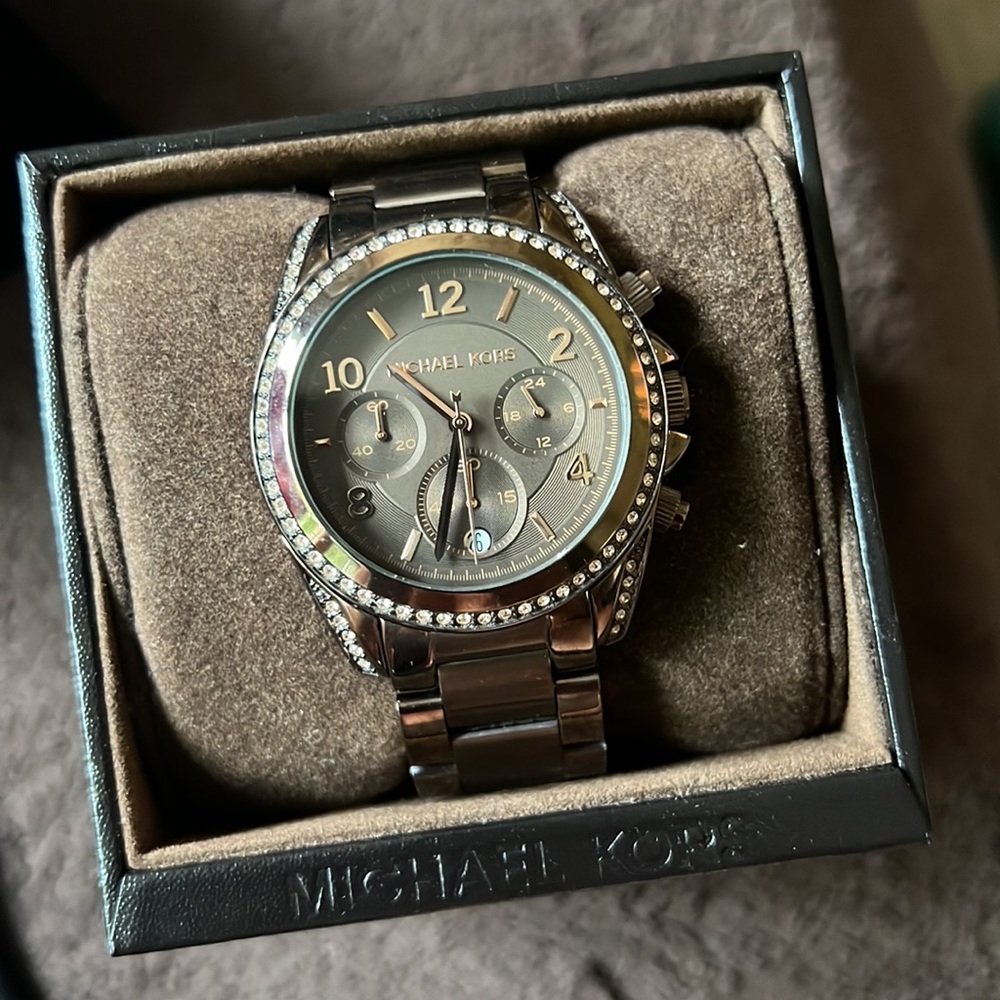 Michael Kors Bronze-Tone Watch - Picture 2 of 5